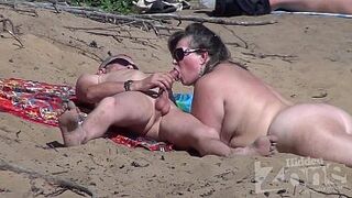 Sucking Dick on a nudist beach