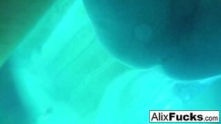Underwater hidden camera gay woman fun with Alix & Jenna