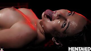 Extreme Cumflation - Honey Russian Blondie got Banged by Aliens and Explode with Sperm - Kaisa Nord