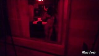 I record a lustful teen from the bedroom window as she masturbates.