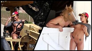 BANGBROS - Farmer's Asian Young Lady Morgan Lee Shows Off Her Horses