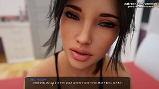 Adorable adult gets her beautiful warm rigid pinky peach humped in shower l My sexiest gameplay moments l Milfy City l Part #32