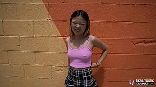 Real Teens - Cutie Asian Adolescent Lulu Chu Screwed During Porn Casting