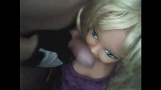 Oral Sex by petite Daphne doll with integrated AI artificial intelligence [read description]