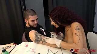 Fucking my horny giant tit tattoo artist Mara Martinez