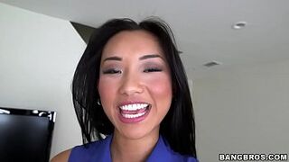 www bang bros com - Asian 18Yo Alina Li Takes A Enormous Mouthful From Brannon Rhoades