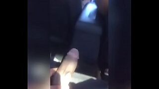 Uber Driver playin with my Cock