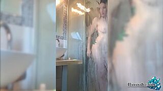 Large Butt Teen Masturbate in Shower - Cutie Solo