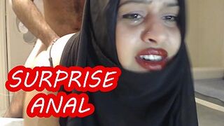PAINFUL SURPRISE ANUS WITH MARRIED HIJAB FEMALE !