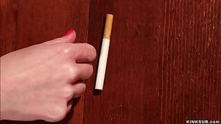 Lezdoms help asshole hoe quit smoking