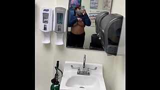 Excited Escort Flashes Titties in Doctors Office