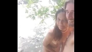 Intercourse on the Beach Excited Stepmother Gilf Nature Porn