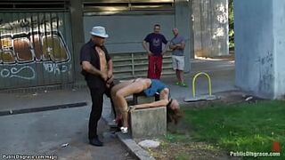 Bound Euro hot humped in outside