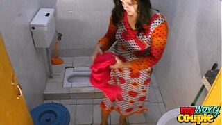 indian clumsy couple sonia and sunny hardcore intercourse in shower