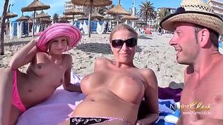 German sex act vacationer fucks everything in front of the camera