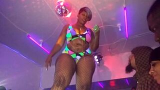Cherokee D'butt Performs At QSL Halloween Strip Party in North Phila,Pa 10/31/15