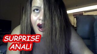 SHE CRIES AND SAYS NO ! SURPRISE BUTTHOLE WITH IMMENSE BOOTY ADOLESCENT !