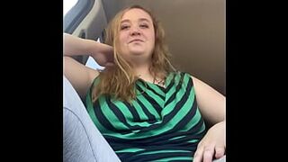 Honey Natural Chubby Light-Colored starts in car and gets Humped like crazy at home