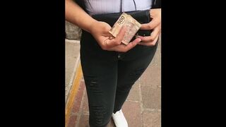 CASH for SEXUAL INTERCOURSE,Mexican Adolescent is Waiting for her Boyfriend and I Pay Her!BOOTY IN OPEN SPACE,(Subtitled)VOL2