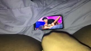 Watching Porn to Jizz ( Late Night Sex By Hand )