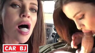 COMPILATION CAR SUCKING DICK TAKING IT ALL IN - Street Ladies Finish Blowjobs Jizz Mouth NEWBIE WHORES CAR SPERM SHOT