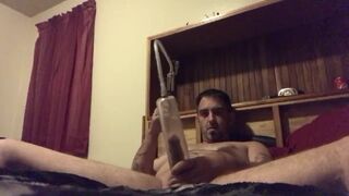 Cock Play with Man Meat Pump