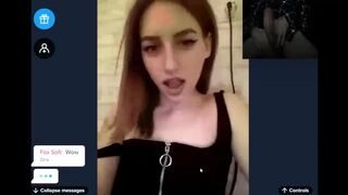Beauty Sluts React to Huge White Man Meat on Webcam Part two