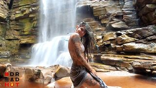 I GO TO SCREW IN a WATERFALL AND ALMOST GET CAUGHT, VERY UNSAFE! - DREADHOT