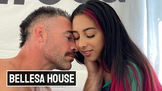 Bellesa - Babe Beautiful Kiarra Kai Gets Picked by Charles Dera and he Cums inside her Vagina
