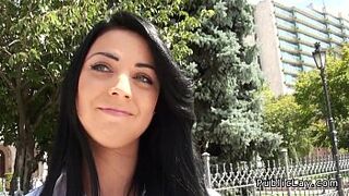 Hungarian clumsy fucks for money in outdoors