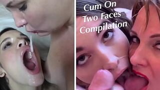 Sperm on 2 Ladies: Inexperienced Cum On Face Compilation with Sperm Play, Jizz Interchange & Seed Full Mouth