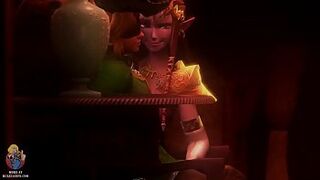 Link gets Cuckolded, Princess Zelda Taking Ganon's Man Meat - Legend of Zelda (Rule 34)