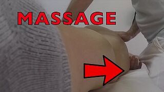Massage Hidden Camera Records Round Lady Groping Masseur's Man Meat